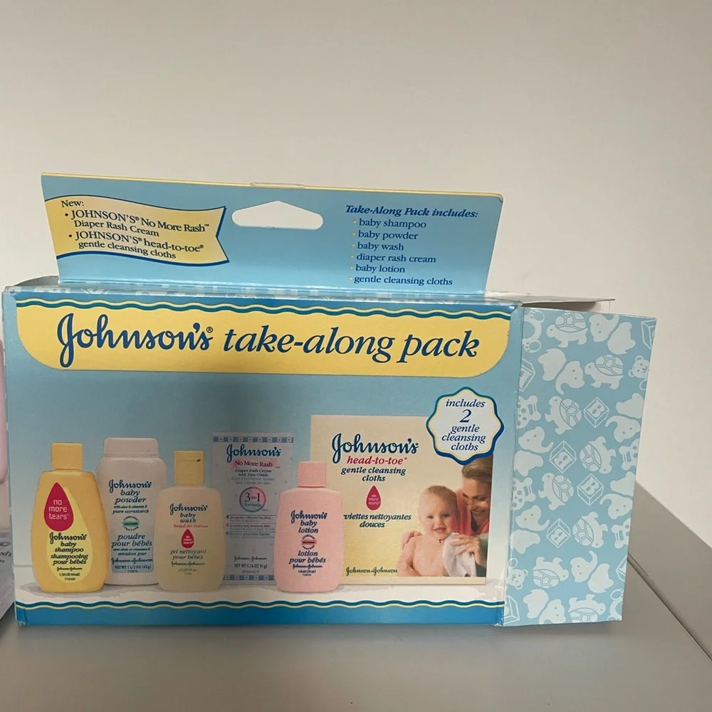 NWT 2X Original Johnson's Take-Along Pack - Includes 6 items Travel Size